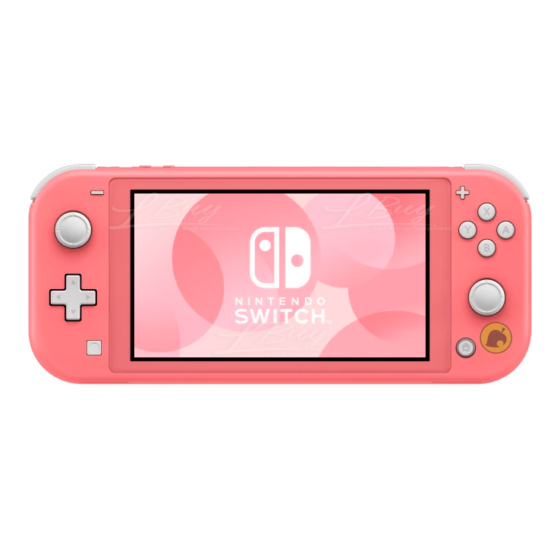 Nintendo Switch Lite Assemble! Animal Crossing: New Horizons Console Set Shih Tzu Hawaiian Pattern