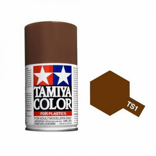 TAMIYA Nitro Oil Spray Can TS-1 Reddish Brown (German/British Tank Color) 100ml