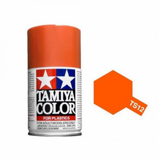 TAMIYA Nitro Oil Spray Can TS-12 Orange 100ml