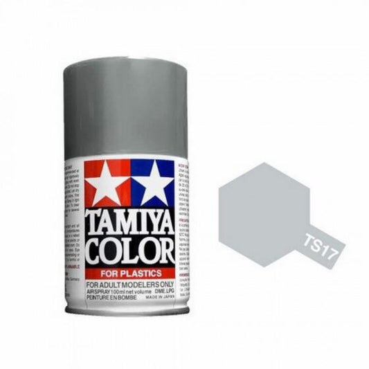 TAMIYA Nitro Oil Spray Can TS-17 Aluminum Silver 100ml