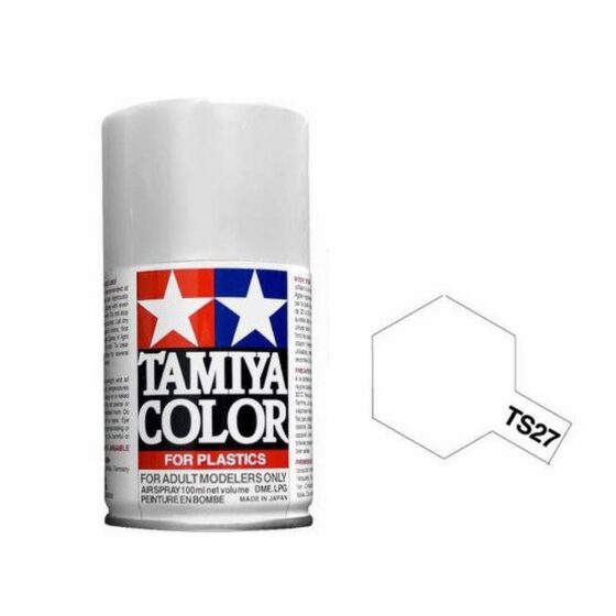 TAMIYA Nitro Oil Spray Can TS-27 Matte White 100ml