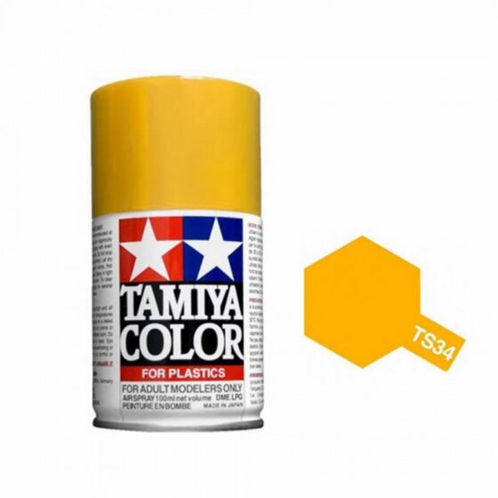 TAMIYA Nitro Oil Spray Can TS-34 Camel Yellow 100ml