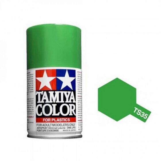 TAMIYA Nitro Oil Spray Can TS-35 Bright Green 100ml