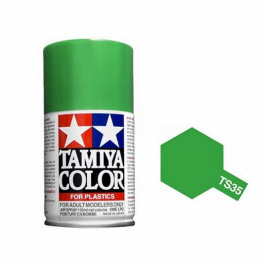 TAMIYA Nitro Oil Spray Can TS-35 Bright Green 100ml