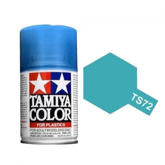 TAMIYA Nitro Oil Spray Can TS-72 Transparent Blue 100ml