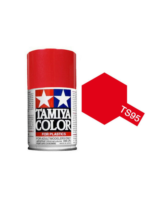 TAMIYA Nitro Oil Spray Can TS-95 Pure Metal Red 100ml