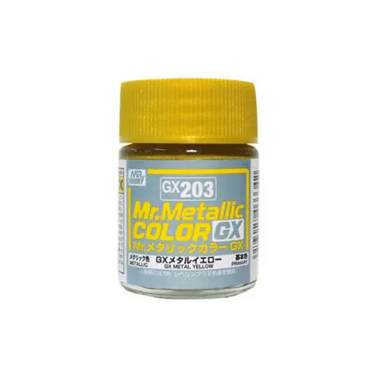 Mr.Hobby Mr.Color GX Oil-based Model Oil – GX203 GX Metallic Yellow 18ml