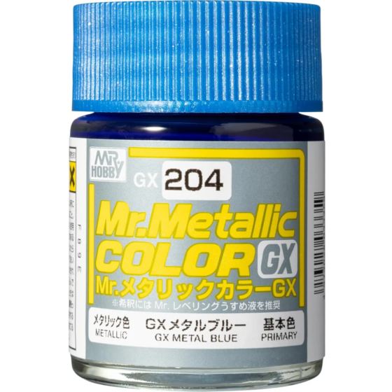 Mr.Hobby Mr.Color GX Oil-based Model Oil – GX204 Metallic Blue 18ml