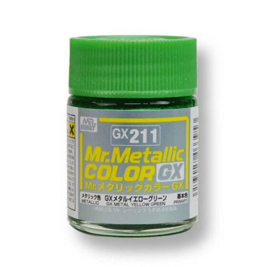 Mr.Hobby Mr.Color GX Oil-based Model Oil – GX211 Metallic Light Green 18ml