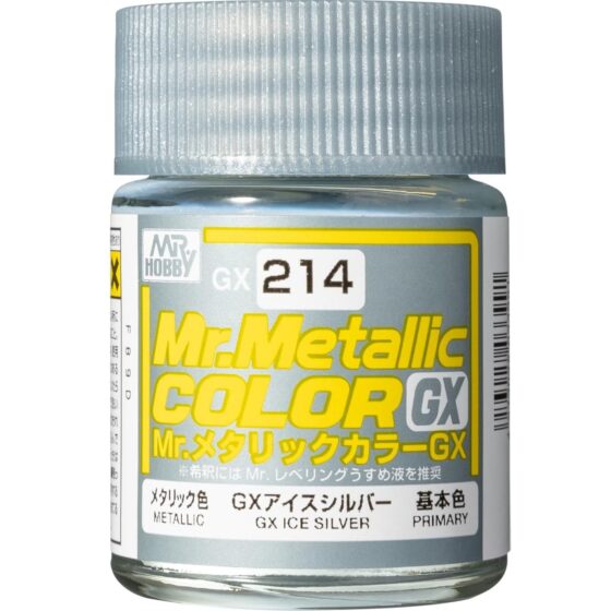 Mr.Hobby Mr.Color GX Oil-based Model Oil – GX214 Ice Silver 18ml