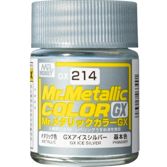 Mr.Hobby Mr.Color GX Oil-based Model Oil – GX214 Ice Silver 18ml