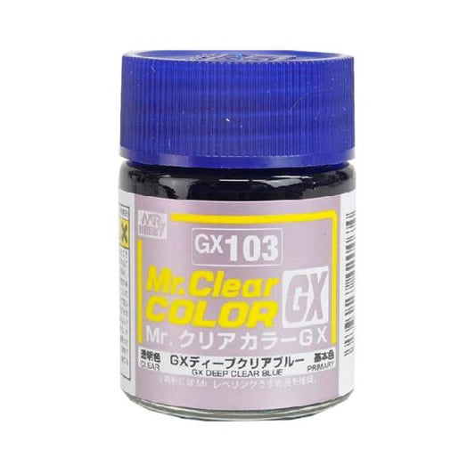 Mr.Hobby Mr.Color GX Oil-based Model Oil – GX103 Deep Transparent Blue 18ml
