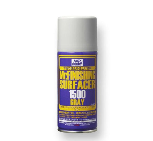 Mr.Hobby B527 Fine Base Gray/Water Filling Soil Spray Can Gray 1500 170ml
