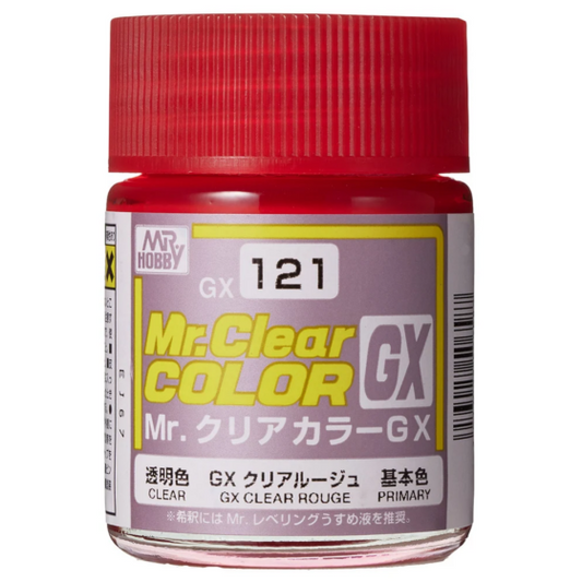 Mr.Hobby Mr.Color GX Oil-based Model Oil – GX121 Transparent Carmine 18ml