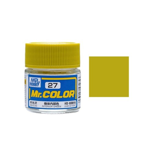 Mr.Hobby Gunze Mr.Color Oily Model Oil – C027 Yellow Green 10ml