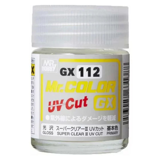 Mr.Hobby Mr.Color GX Oil-based Model Oil – GX112 Glossy Ultra-Transparent III UV Cut 18ml
