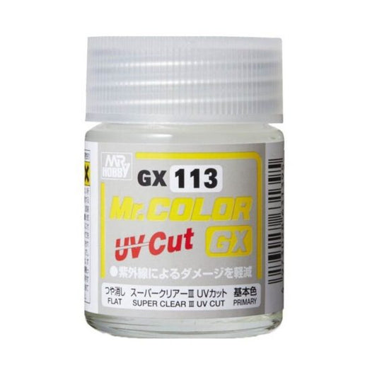 Mr.Hobby Mr.Color GX Oil-based Model Oil – GX113 Matte Ultra Clear III UV Cut 18ml