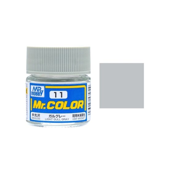Mr.Hobby Gunze Mr.Color Oil-based Model Oil – C011 Light Seagull Gray 10ml