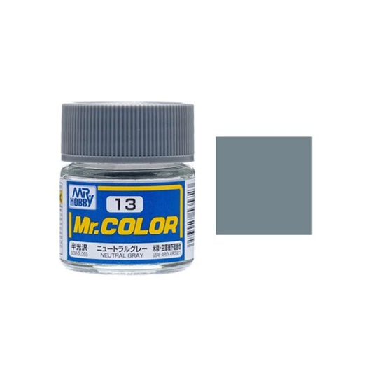Mr.Hobby Gunze Mr.Color Oil-based Model Oil – C013 Medium Gray 10ml