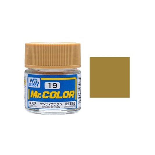 Mr.Hobby Gunze Mr.Color Oily Model Oil – C019 Sand Brown 10ml
