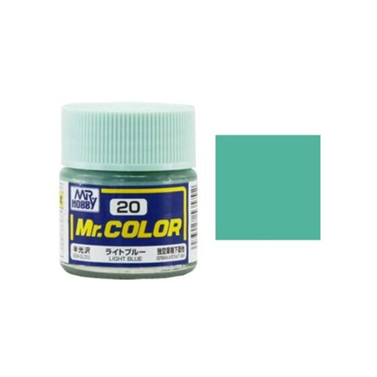 Mr.Hobby Gunze Mr.Color Oil-based Model Oil – C020 Light Green Blue 10ml