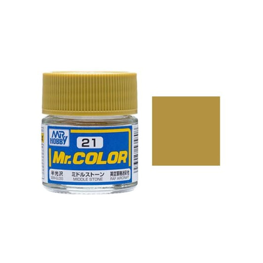 Mr.Hobby Mr.Color Oil-based Model Oil – C021 Medium Stone 10ml