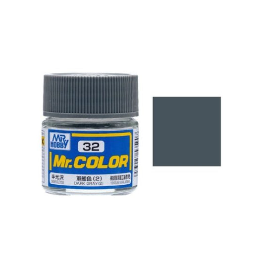 Mr.Hobby Gunze Mr.Color Oil-Based Model Oil – C032 Dark Gray (2) 10ml