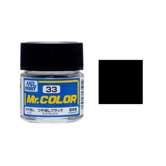 Mr.Hobby Mr.Color Oil-based Model Oil – C033 Matte Black 10ml