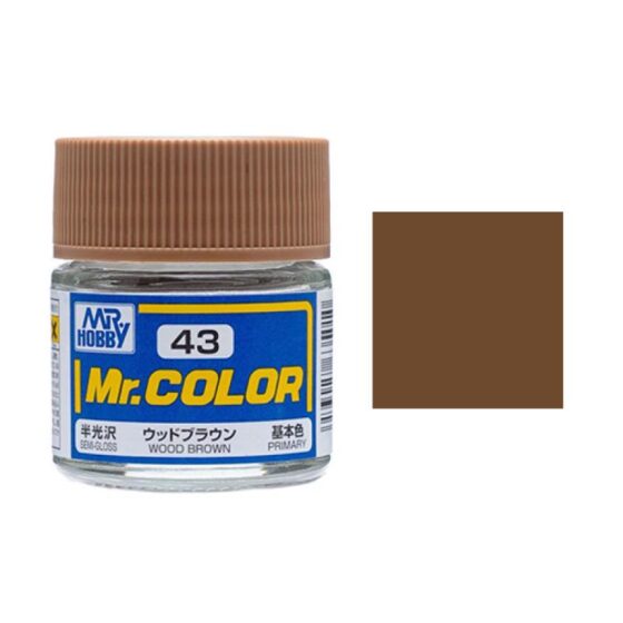 Mr.Hobby Gunze Mr.Color Oil-Based Model Oil – C043 Wood Brown