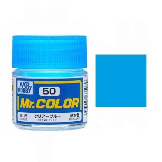 Mr.Hobby Gunze Mr.Color Oil-based Model Oil – C050 Transparent Blue 10ml