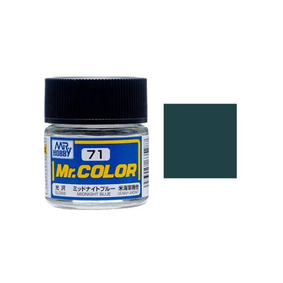 Mr.Hobby Gunze Mr.Color Oil-based Model Oil – C071 Midnight Blue 10ml