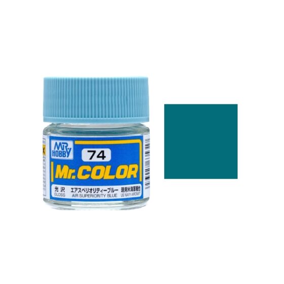Mr.Hobby Mr.Color Oil-Based Model Oil – C074 Air Superiority Blue