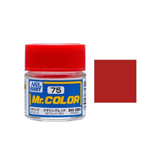 Mr.Hobby Gunze Mr.Color Oily Model Oil – C075 Metallic Madder Red 10ml