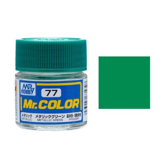 Mr.Hobby Gunze Mr.Color Oil-based Model Oil – C077 Metallic Green 10ml