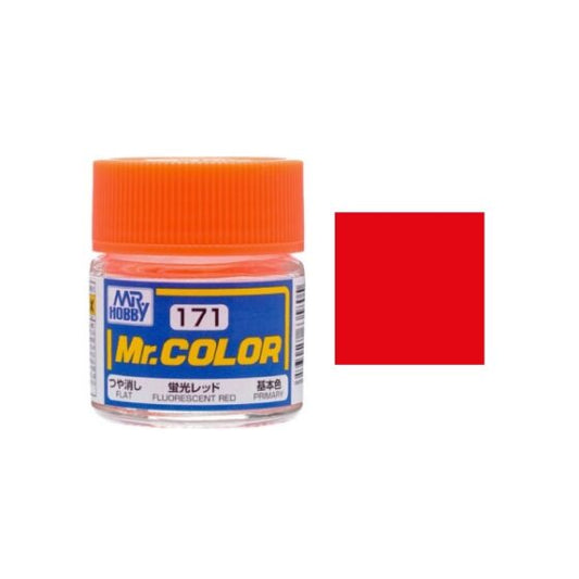 Mr.Hobby Gunze Mr.Color Oily Model Oil – C171 Fluorescent Red 10ml