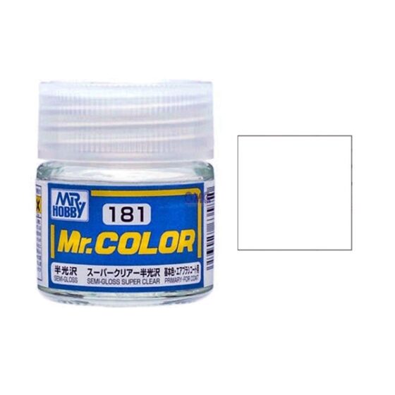 Mr.Hobby Gunze Mr.Color Oil-based Model Oil – C181 Semi-gloss Ultra-transparent 10ml