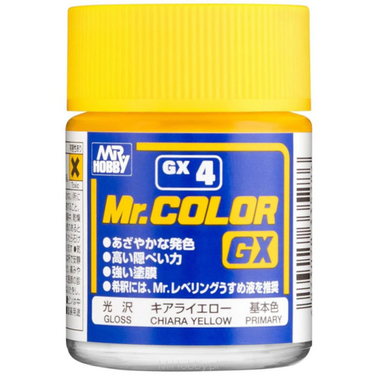 Mr.Hobby Mr.Color GX Oil-based Model Oil – GX004 Chiara Yellow 18ml