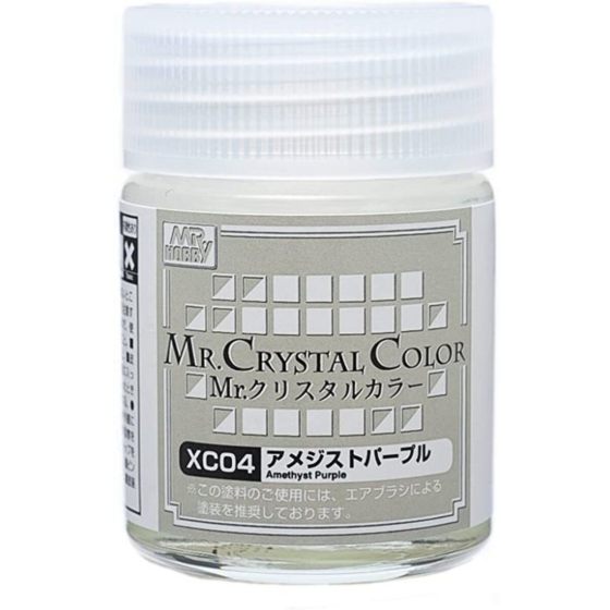 Mr.Hobby Mr.Crystal Color Oil-based Model Oil – XC04 Amethyst Purple 18ml