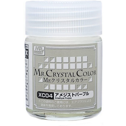 Mr.Hobby Mr.Crystal Color Oil-based Model Oil – XC04 Amethyst Purple 18ml