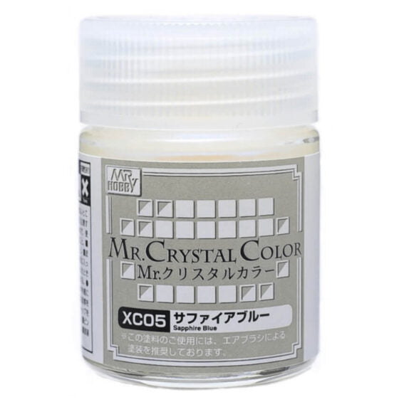 Mr.Hobby Mr.Crystal Color Oil-based Model Oil – XC05 Sapphire Blue 18ml