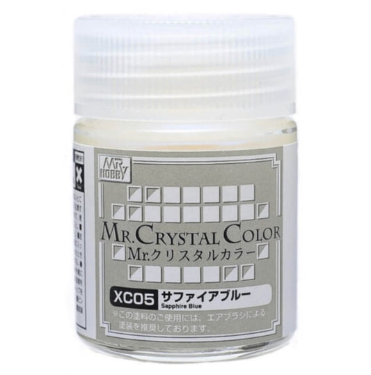 Mr.Hobby Mr.Crystal Color Oil-based Model Oil – XC05 Sapphire Blue 18ml