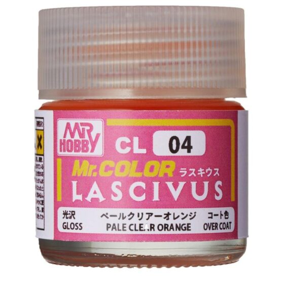Mr.Hobby Mr.Color LASCIVUS Oily Model Oil – CL04 Transparent Light Orange Color 10ml