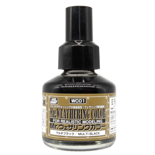 Mr.Weathering Color WC01 Multi Black