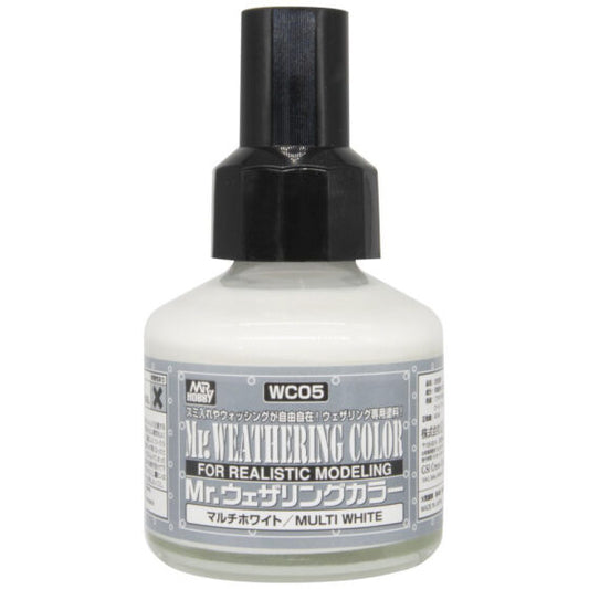 Mr.Hobby Gunze Mr.Weathering Color Old Oil – WC05 Multi-White 40ml