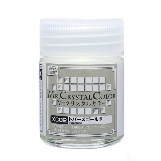 Mr.Hobby Mr.Crystal Color Oil-based Model Oil – XC02 Topaz Gold 18ml