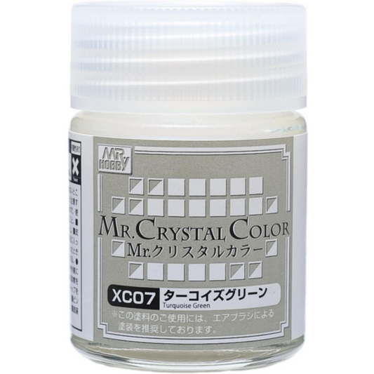 Mr.Hobby Mr.Crystal Color Oil-based Model Oil – XC07 Turquoise 18ml