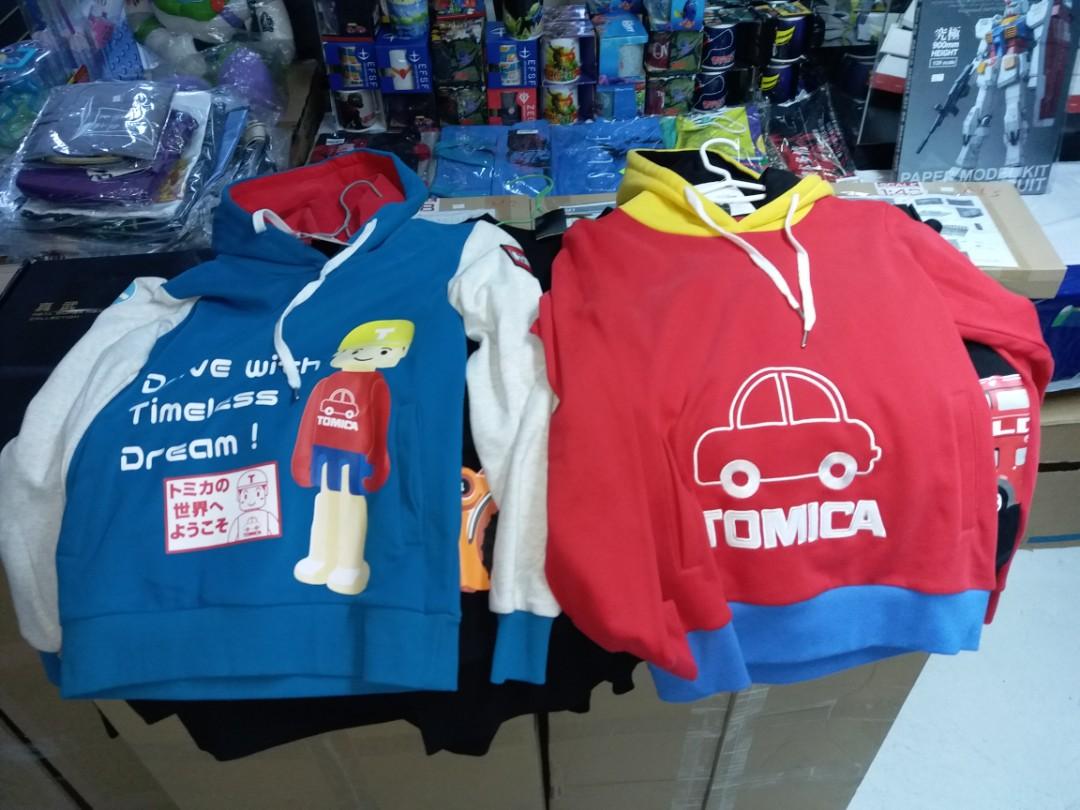 TOMICA Long Sleeve Sweatshirt Hooded Sweatshirt