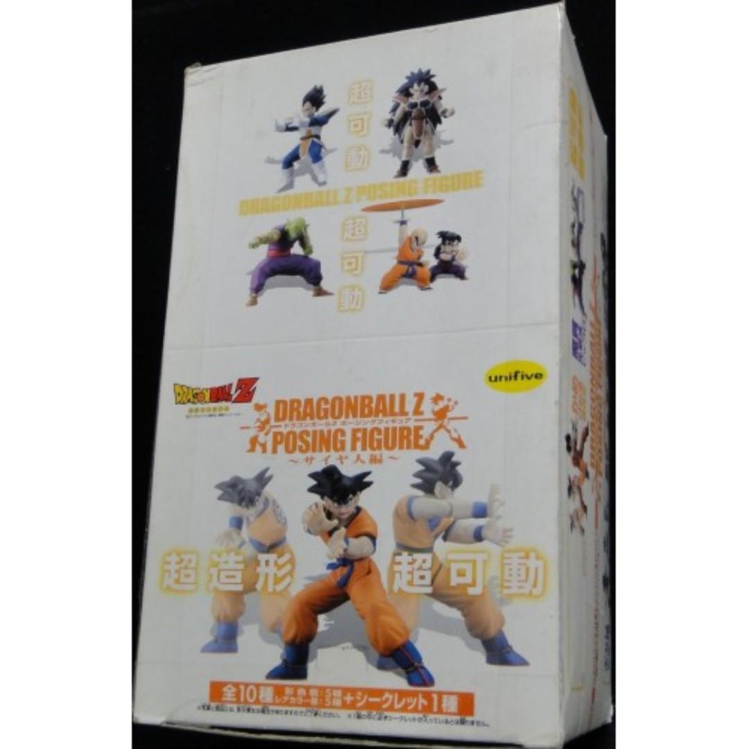 UNIFIVE DRAGONBALL Z POSING FIGURE Dragon Ball Z Saiyan Son Goku Flute Devil Musashi and Son Gohan Vegeta Nadis Box Egg