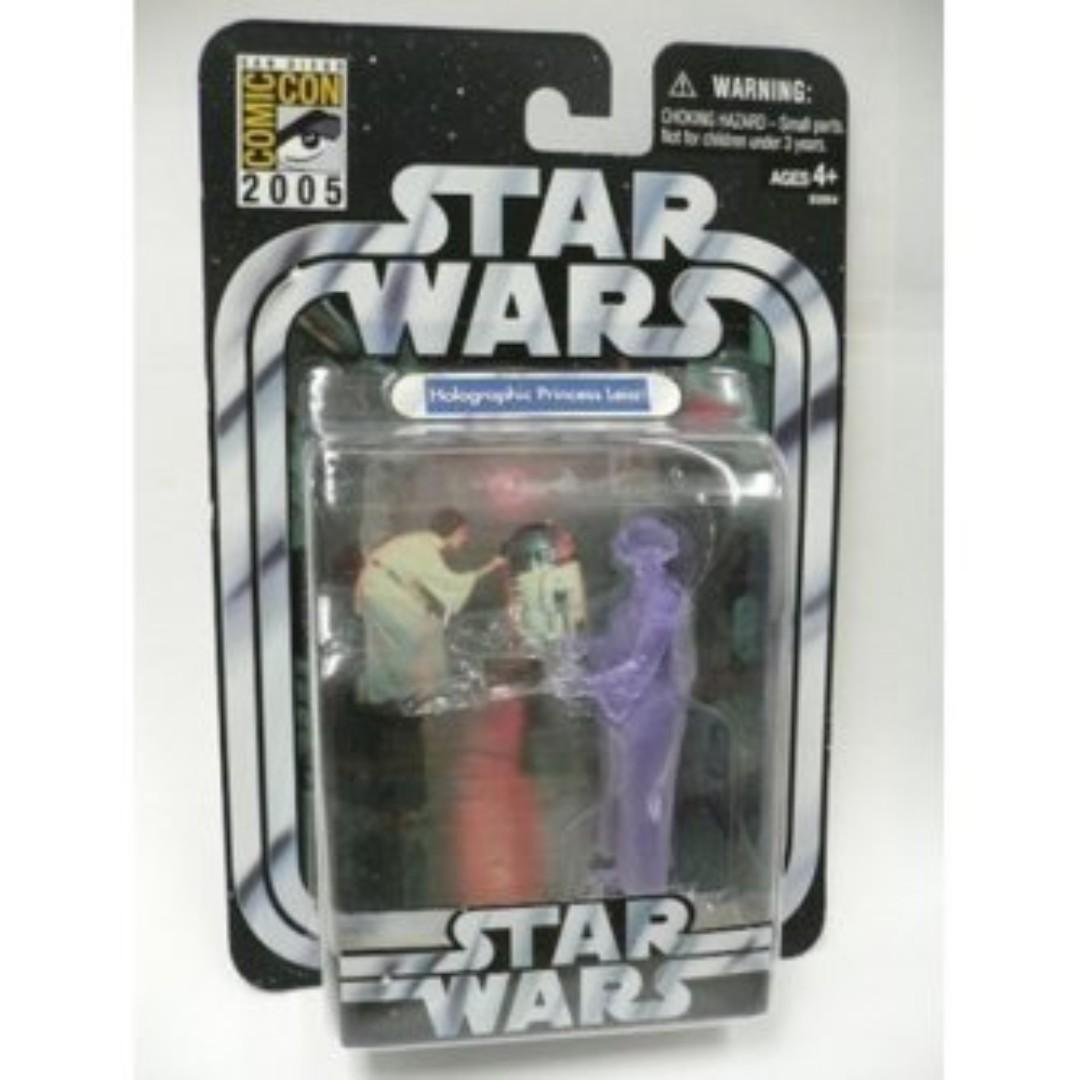 HASBRO STAR WARS SAN DIEGO COMIC-CON 2005 HOLOGRAPHIC PRINCESS LEIA 11209