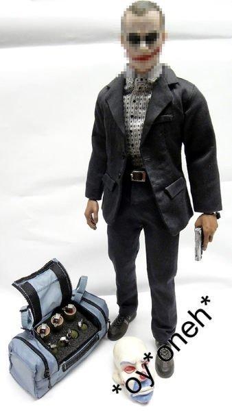 1:6 Custom JOKER BANK ROBBER SUIT SET hot toys dx01 / dx11 batman tdk PIU/F-247-300